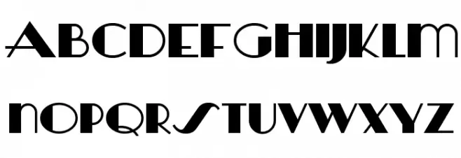 HeraldSquare 字体 大写