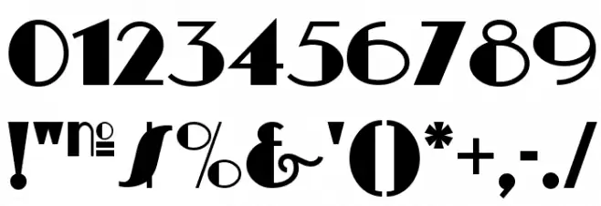 HeraldSquareNF Font OTHER CHARS