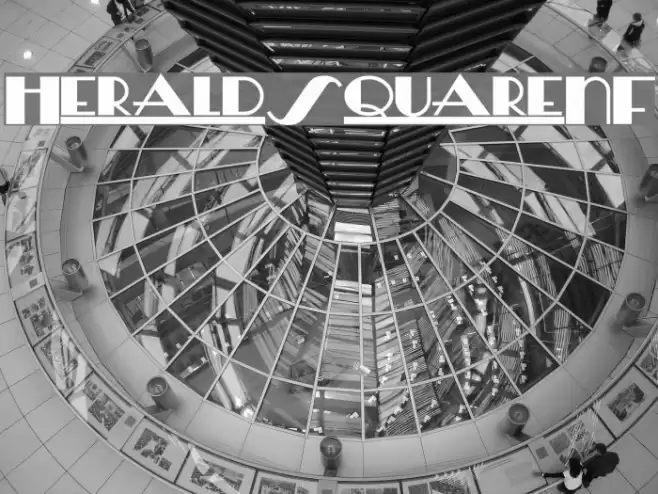 HeraldSquareNF Font examples