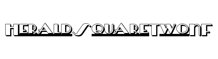HeraldSquareTwoNF  Fuentes Gratis Descargar