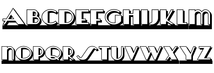 HeraldSquareTwoNF Font LOWERCASE