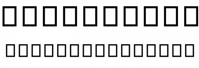 Heraldic Font OTHER CHARS