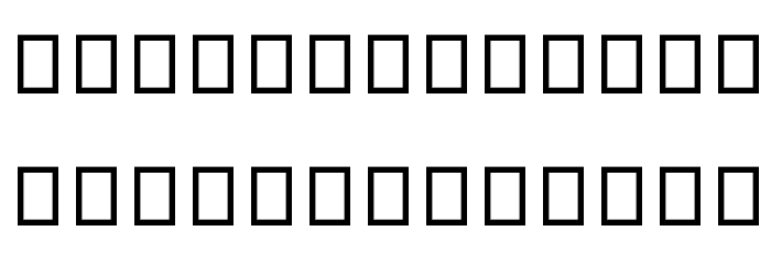 Heraldic Font LOWERCASE