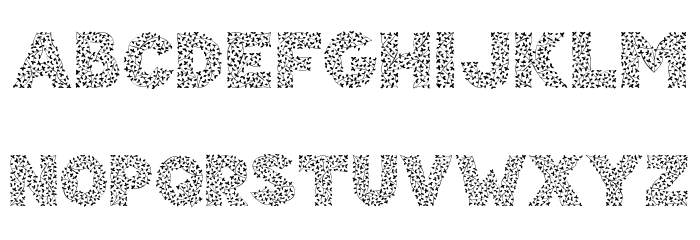 Herbaceous Border Font LOWERCASE