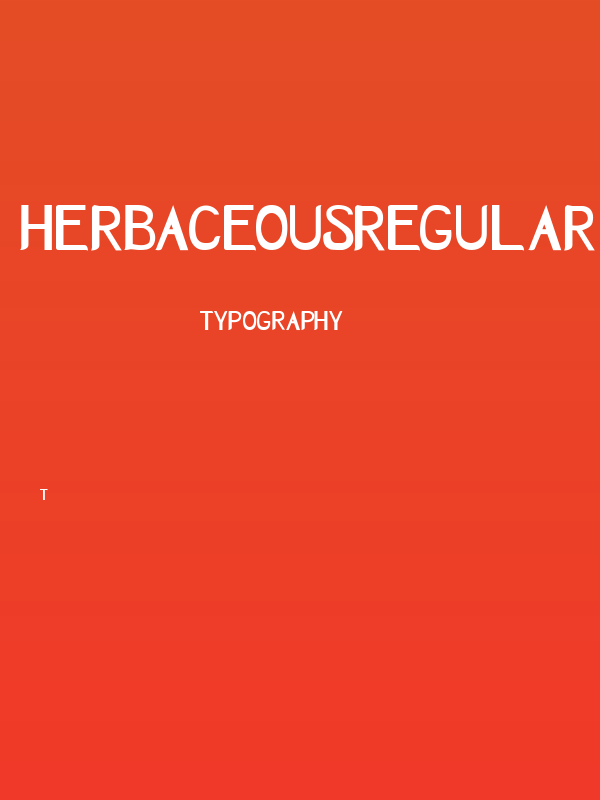 HerbaceousRegular Poster