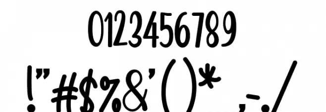 Herbal Medicine (Demo) フォント その他の文字