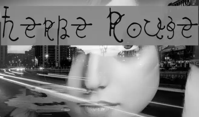 Herbe Rouge Font examples