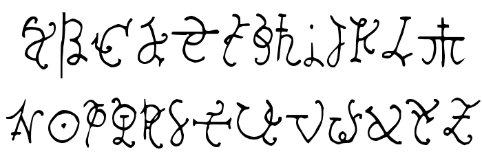 Herbe Rouge Font LOWERCASE
