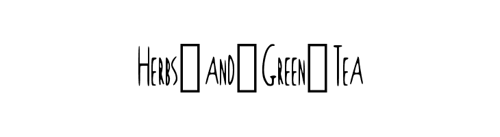 Herbs_and_Green_Tea  Frei Schriftart Herunterladen