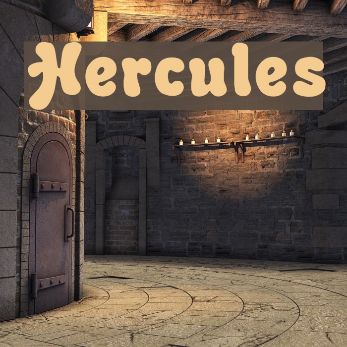 Hercules Font examples