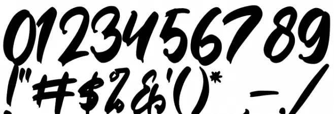 Hercutes Font OTHER CHARS