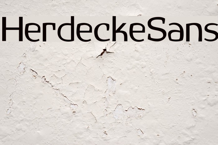 HerdeckeSans Font examples