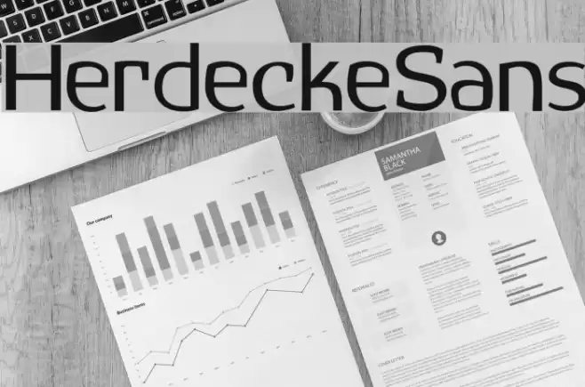 HerdeckeSans Font examples