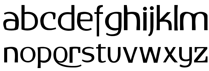 HerdeckeSans Font LOWERCASE
