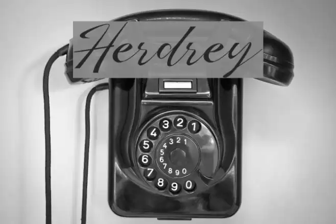 Herdrey Font examples