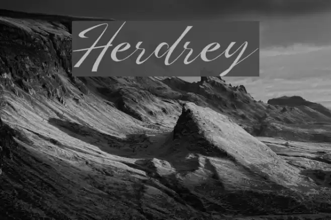 Herdrey Font examples