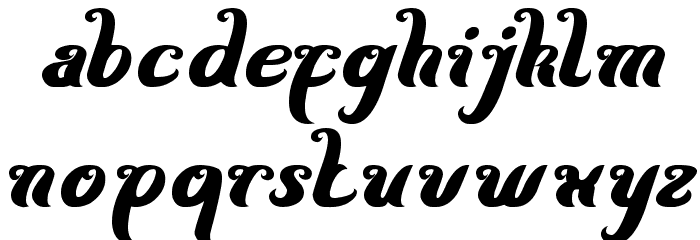 Here Comes The Sun Font LOWERCASE