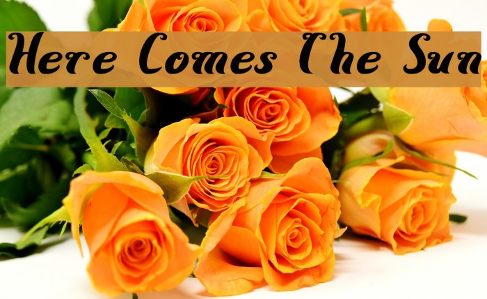 Here Comes The Sun Example 3