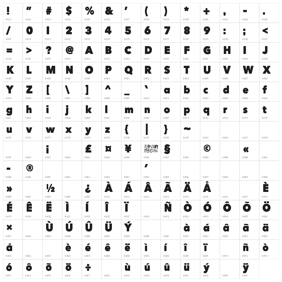 Here Just Now Black Character Map