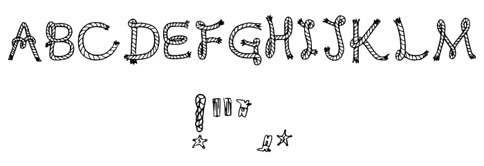 Here We Go Rodeo Regular Font OTHER CHARS