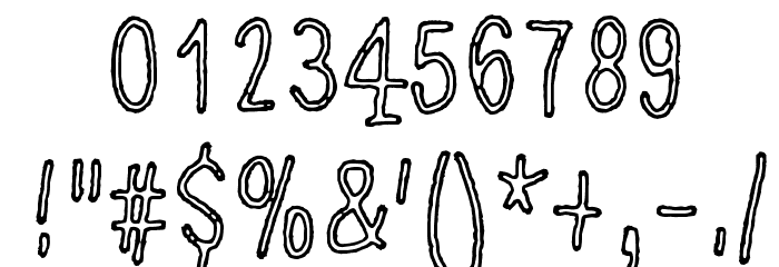 Here we are now, entertain us Font OTHER CHARS