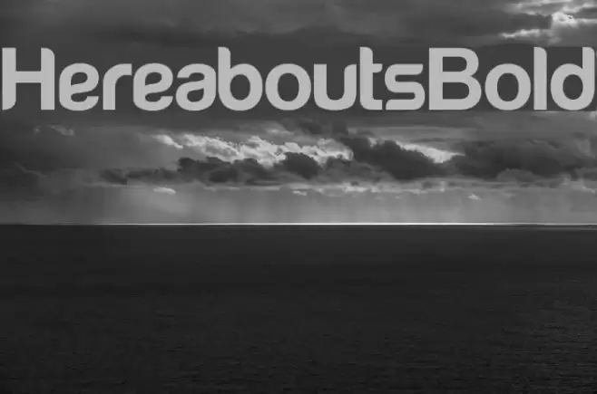 HereaboutsBold Font examples