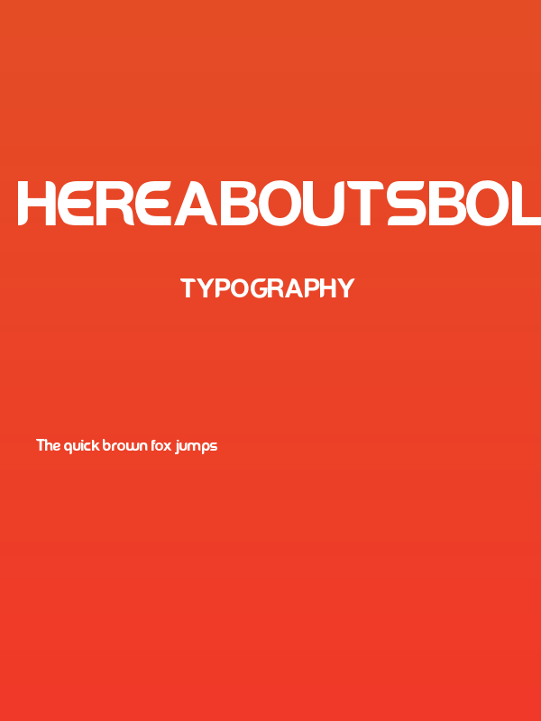 HereaboutsBold Poster