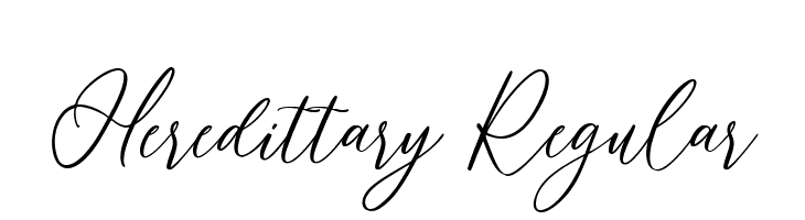 Heredittary Regular  Frei Schriftart Herunterladen