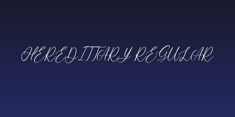 Heredittary Regular Social Header