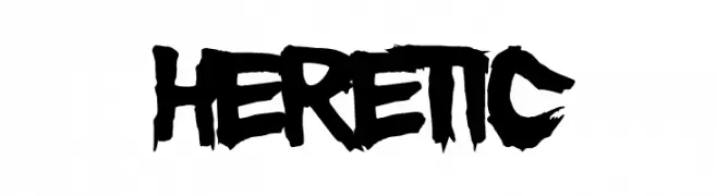 Heretic  フリーフォントのダウンロード