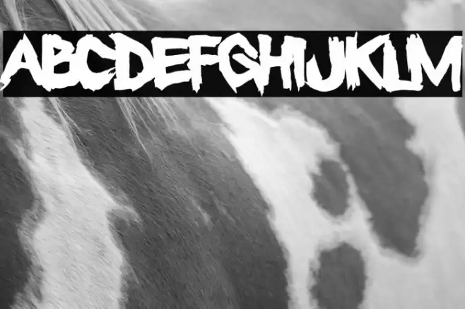 Heretic Font examples