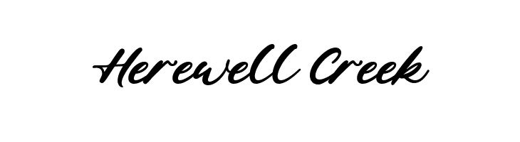 Herewell Creek  Frei Schriftart Herunterladen