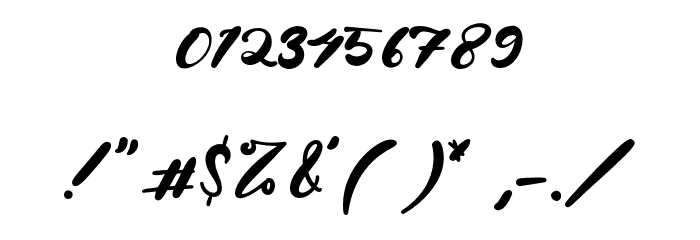 HerewellCreek Font OTHER CHARS