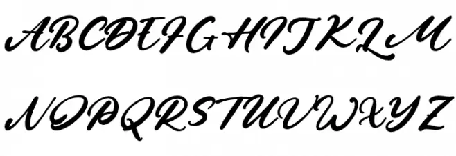 HerewellCreek Schriftart Groß