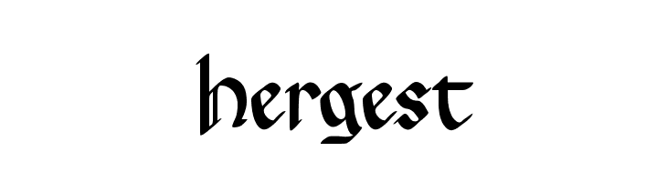 Hergest  baixar fontes gratis