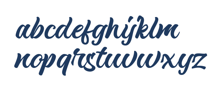 Hericake Free Font Regular Lowercase