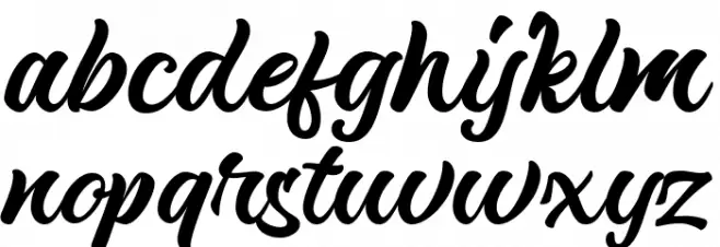 Hericake Free Font Regular Caratteri MINUSCOLO
