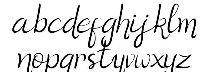 Herist DEMO Italic Font LOWERCASE