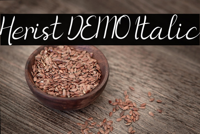 Herist DEMO Italic Example 2