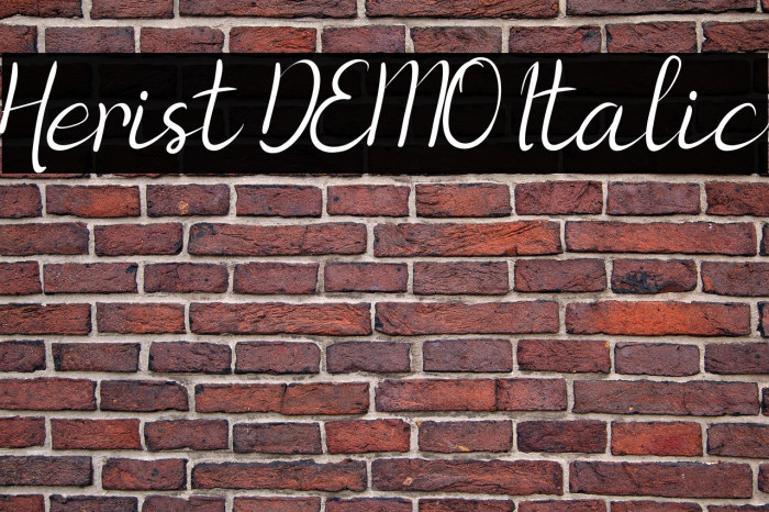 Herist DEMO Italic Example 3