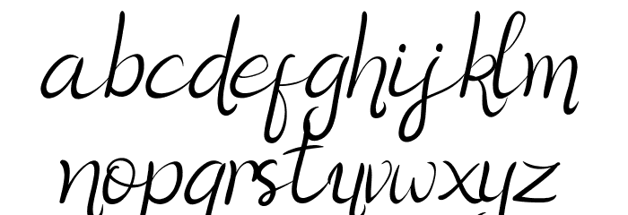 Herist DEMO Italic Font LOWERCASE