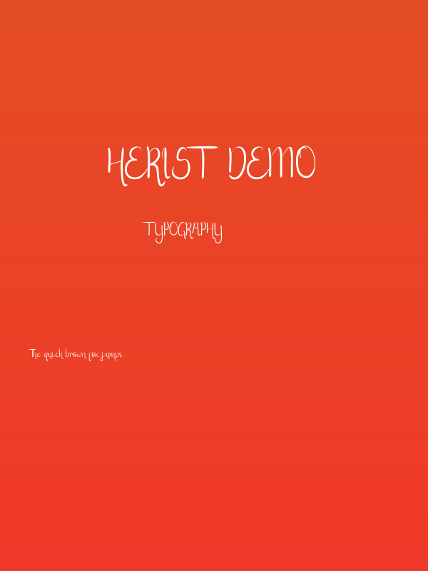 Herist DEMO Poster