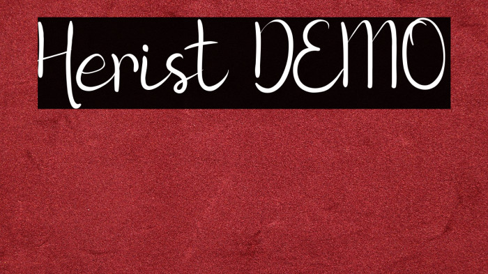 Herist DEMO Example 1