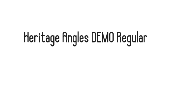 Heritage Angles DEMO Regular Logo