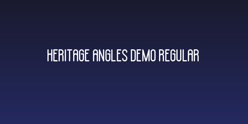 Heritage Angles DEMO Regular Social Header