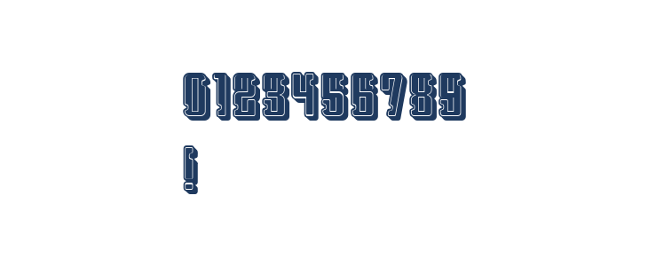 Heritage Black Italic Other Characters