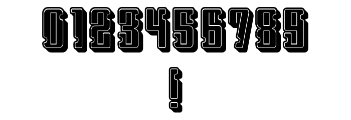 Heritage Black Regular Font OTHER CHARS