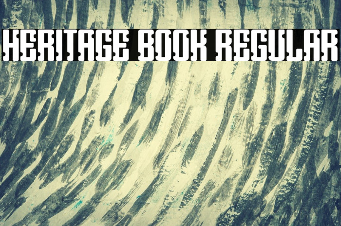 Heritage Book Regular Example 1