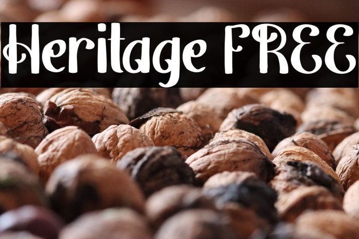 Heritage FREE Example 3