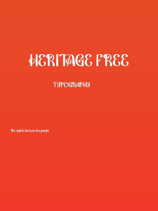 Heritage FREE Poster